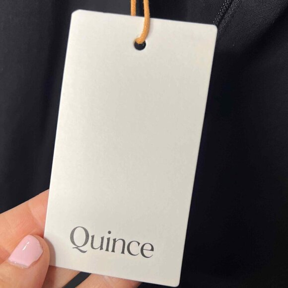 NWT!  Quince Ultra-Stretch Ponte Trouser, Black, Size 0 - Picture 7 of 10